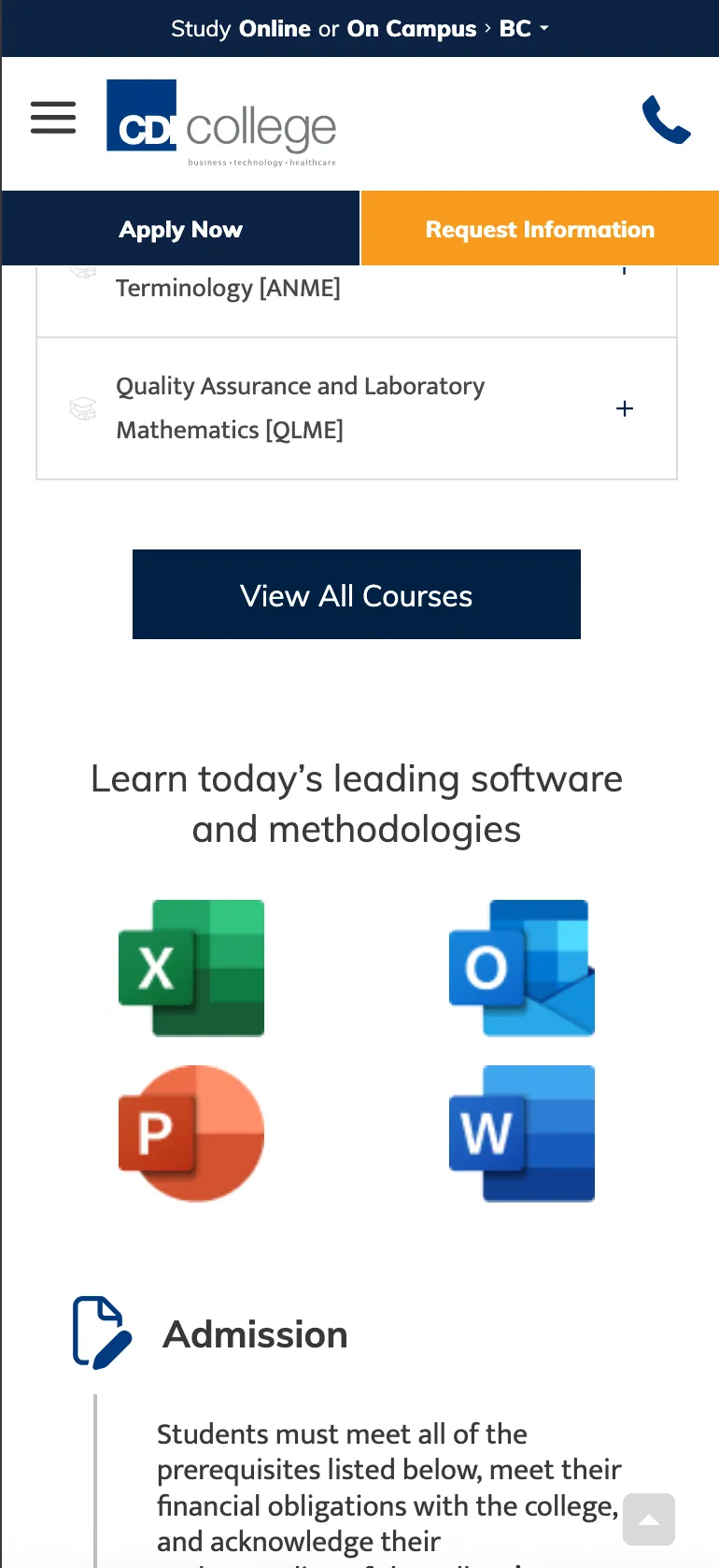 CDI College Mobile preview