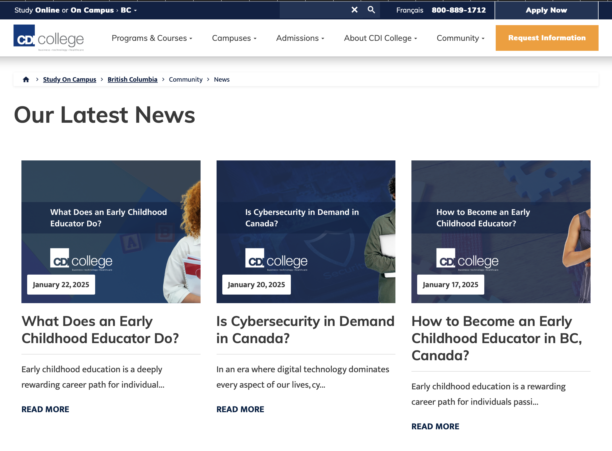 CDI College News preview